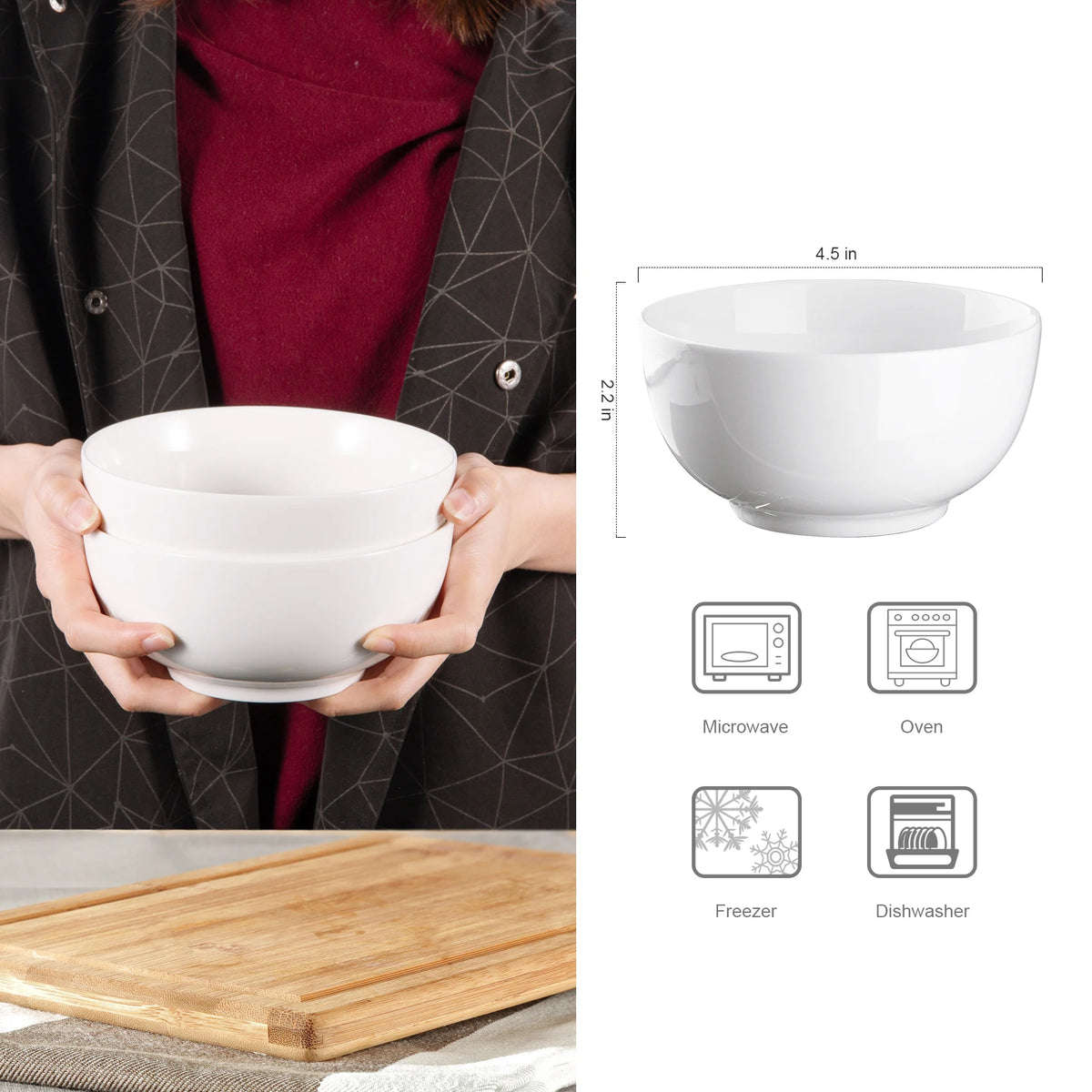 Premium Ceramic Serving Bowls Set For Everyday Dining