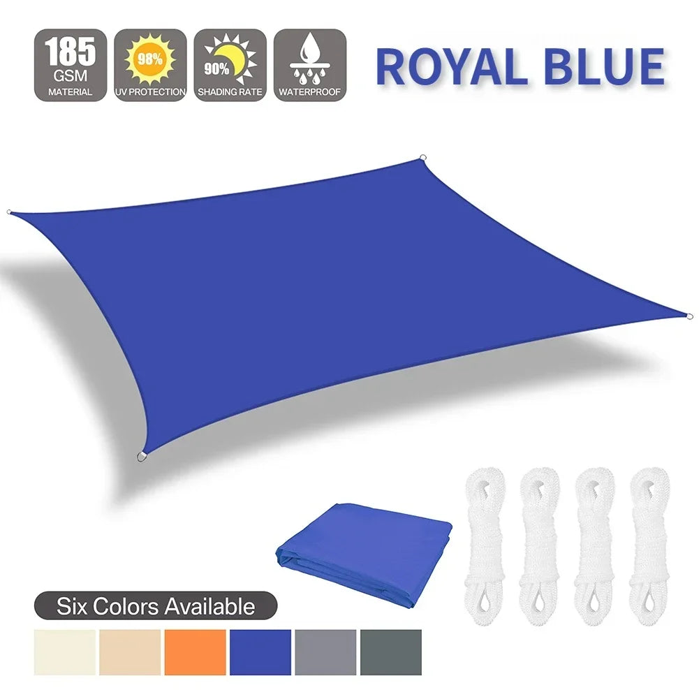Waterproof Sun Shade Sail For Outdoor Camping And Garden