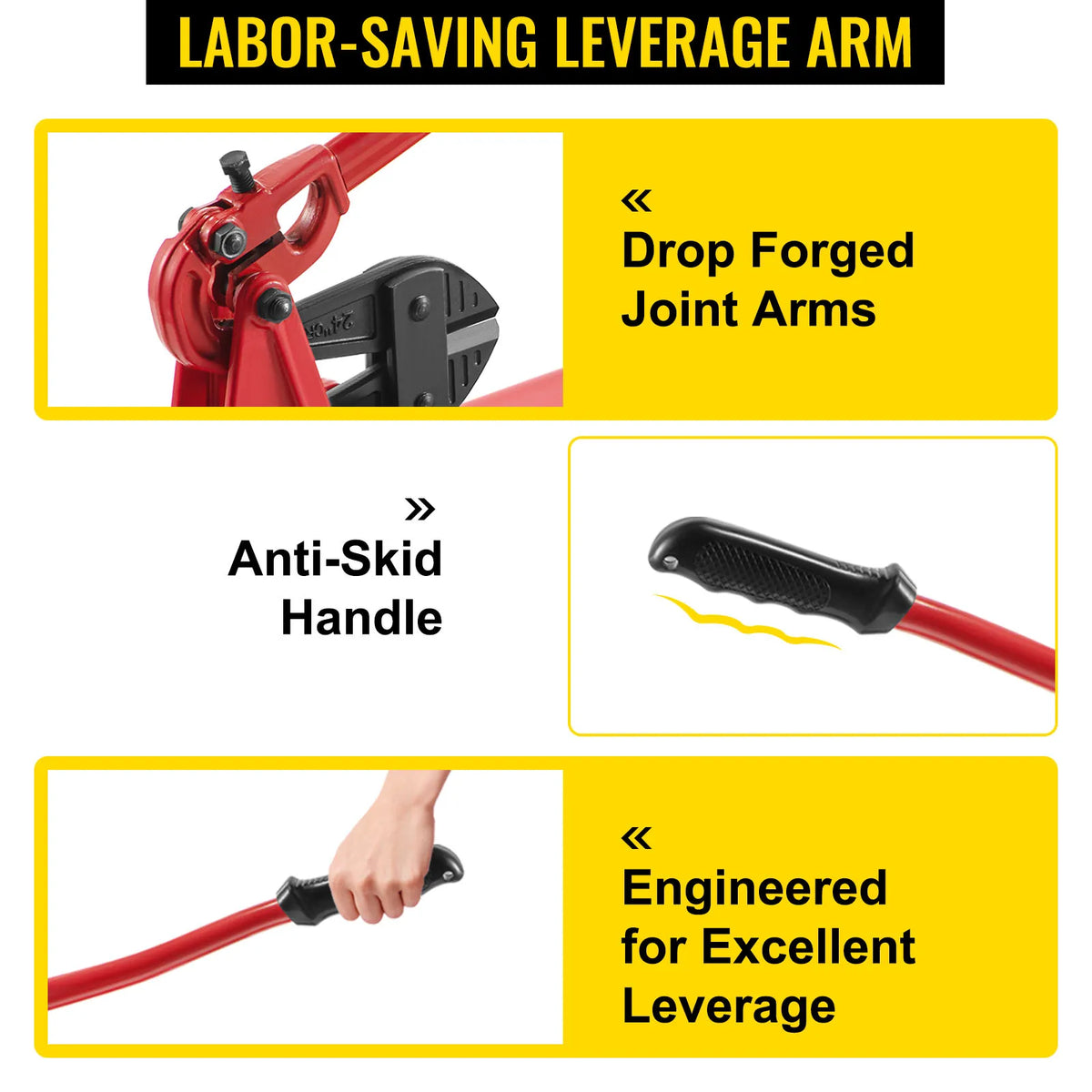 Professional Wire Rope Swager Hand Tool Multi Function Crimp Cutter