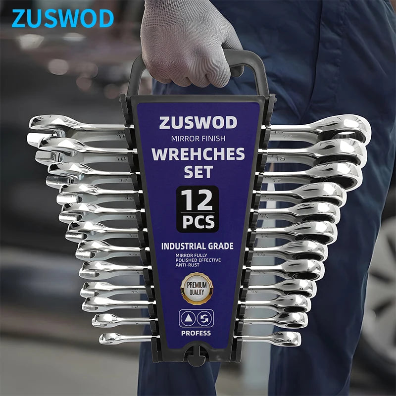 Opening Plum Blossom Dual-Use Ratchet Wrench Set Chrome Vanadium