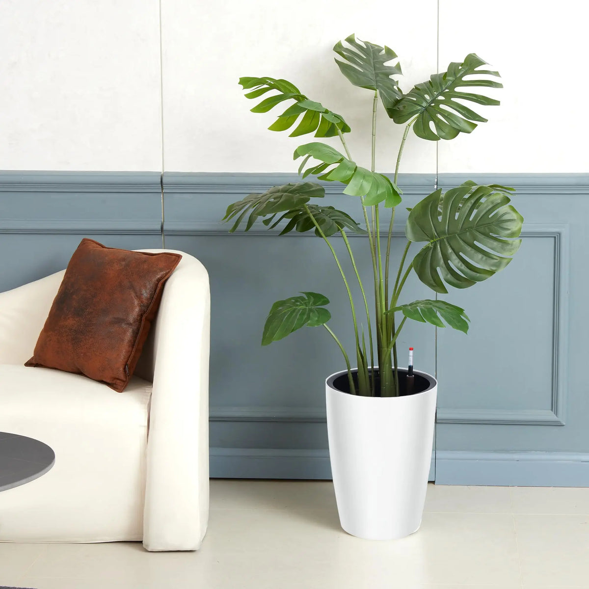 Himiss 16 Inch Self Watering Indoor Outdoor Planters Set