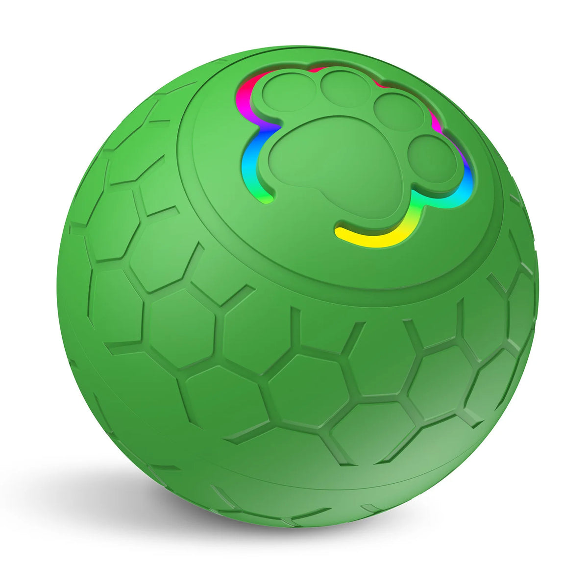 Interactive Electronic Dog Toy Ball With Automatic Rolling Lights