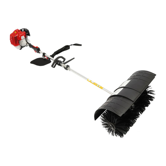 Bymaocar 52cc Gas Handheld Sweeper Broom 2.3HP Lawn Cleaner
