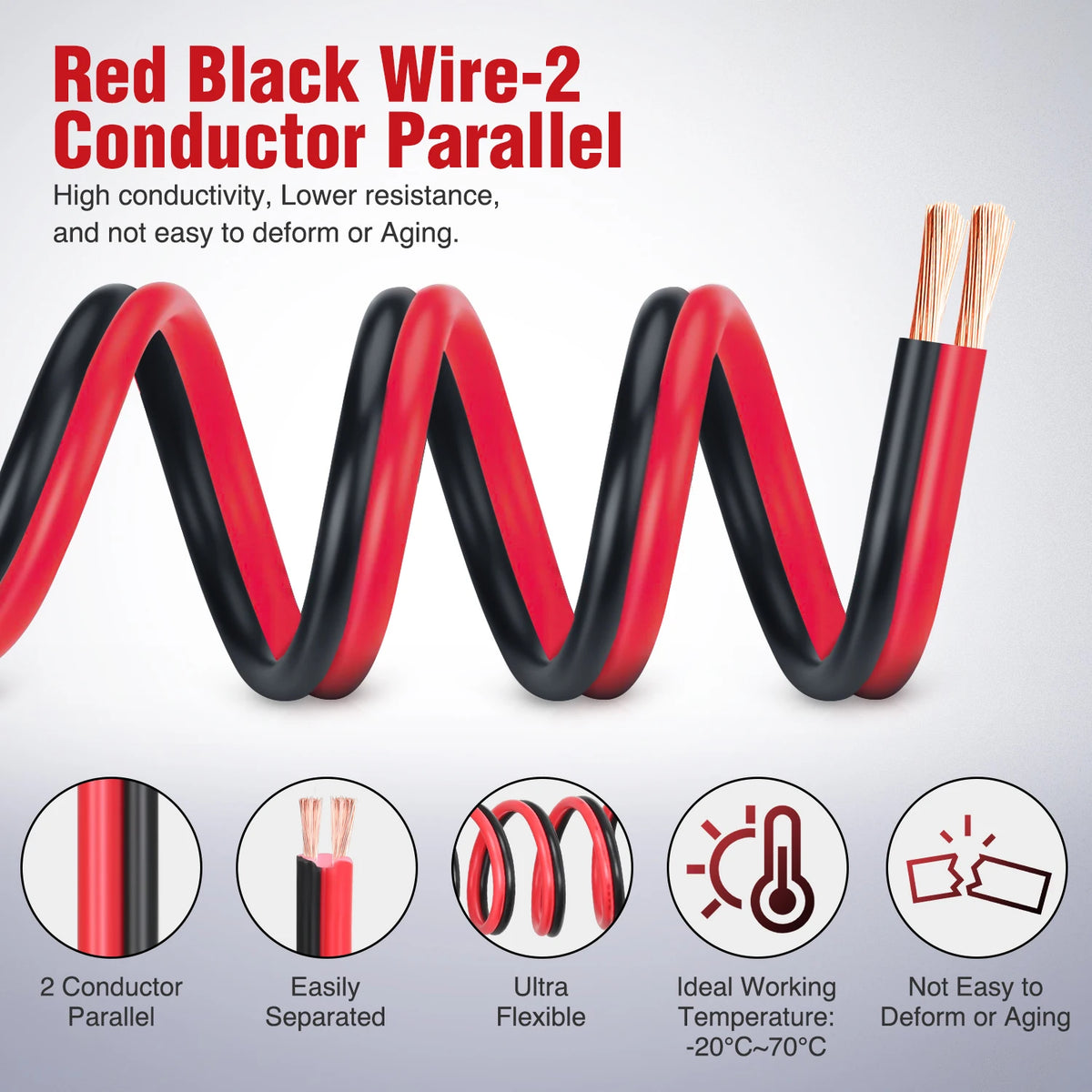 Flexible Copper Clad Aluminum Electrical Cable For Car Audio Systems