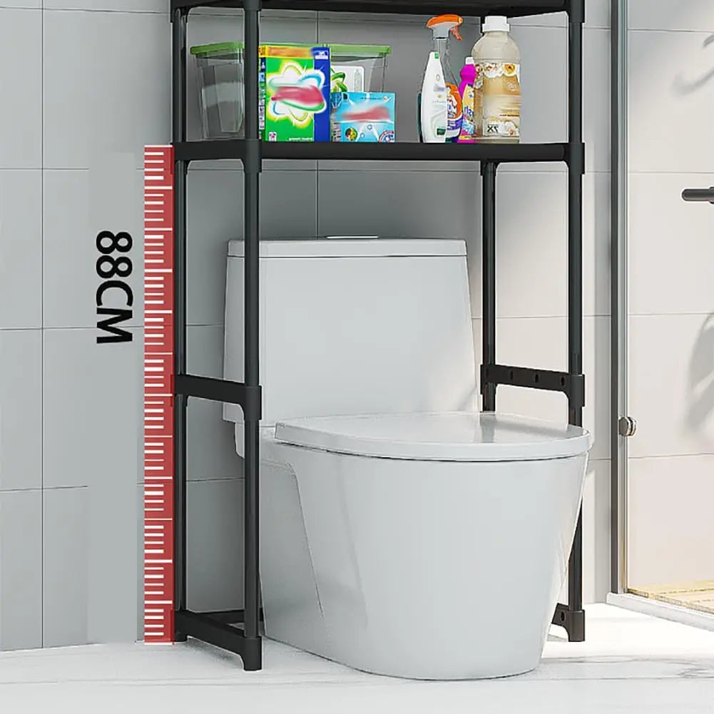 HiMiss Freestanding Over The Toilet Bathroom Shelf Rack