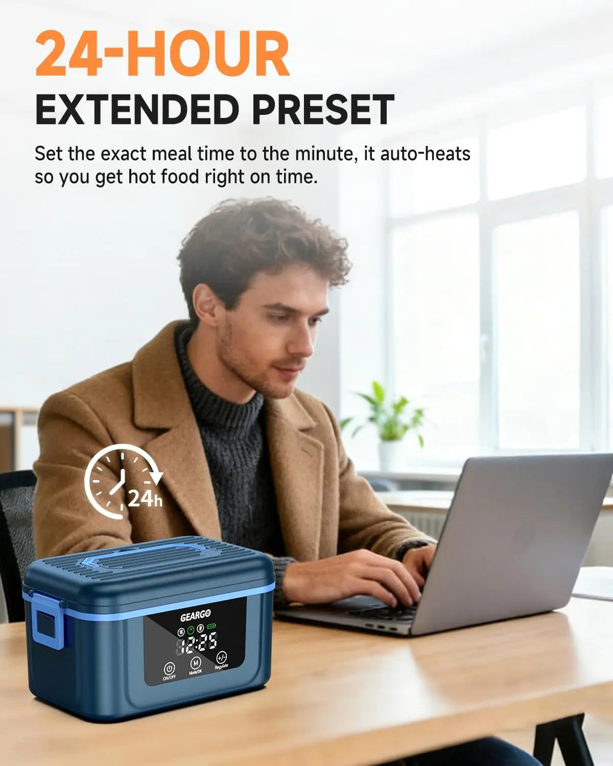 Cordless Rechargeable Self Heating Lunch Box With Reliable Performance