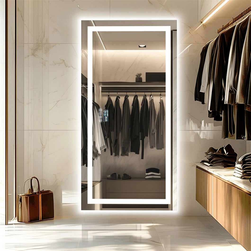 Borwart Smart Led Vanity Mirror With Bluetooth Anti Fog