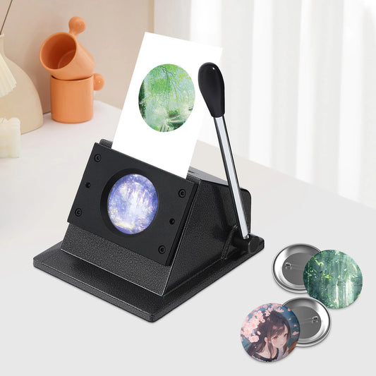 58mm Punch Die Cutter Manual Round Badge Maker DIY