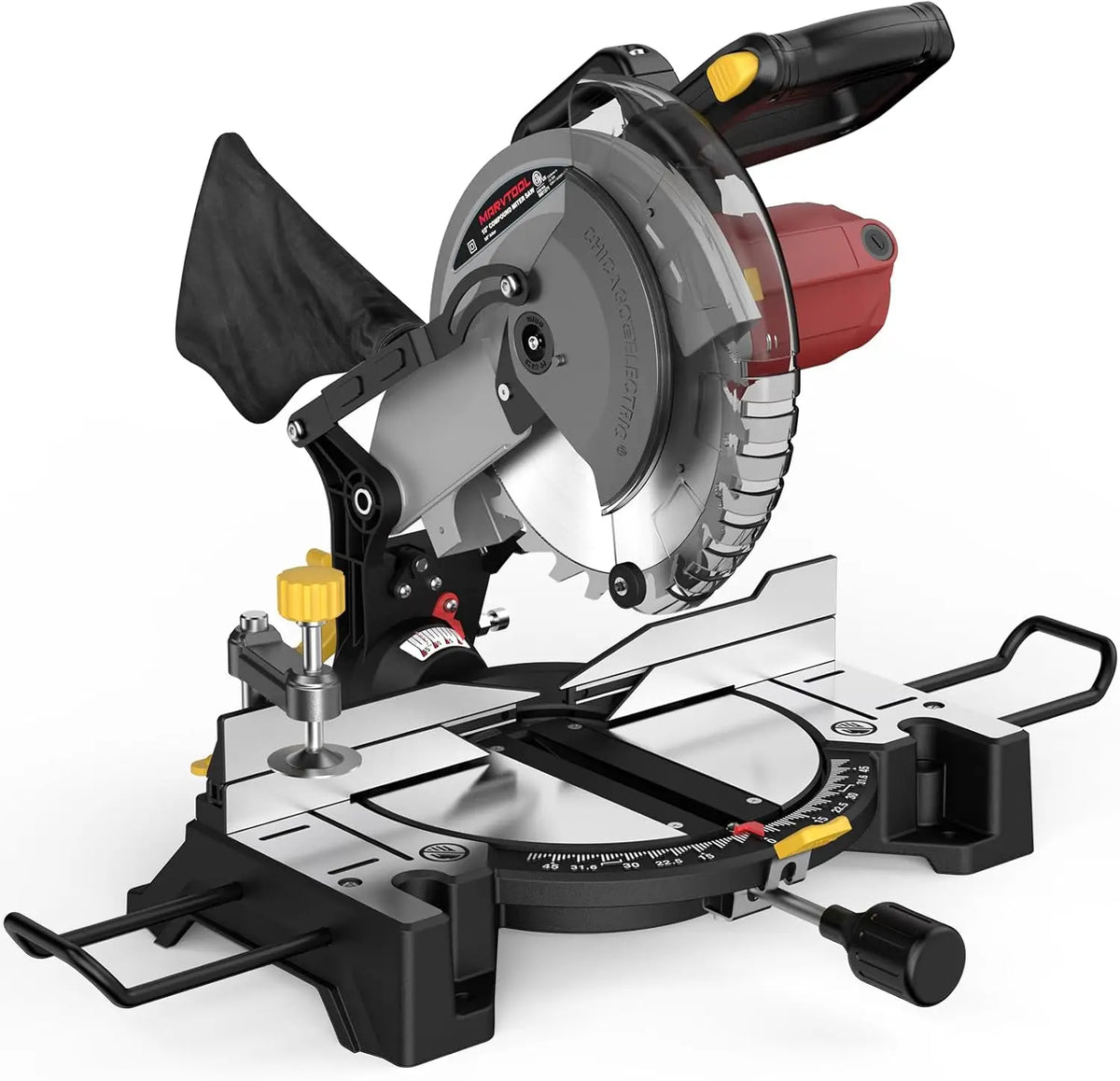 Single Bevel Compound Miter Saw Featuring 15 Amp Motor