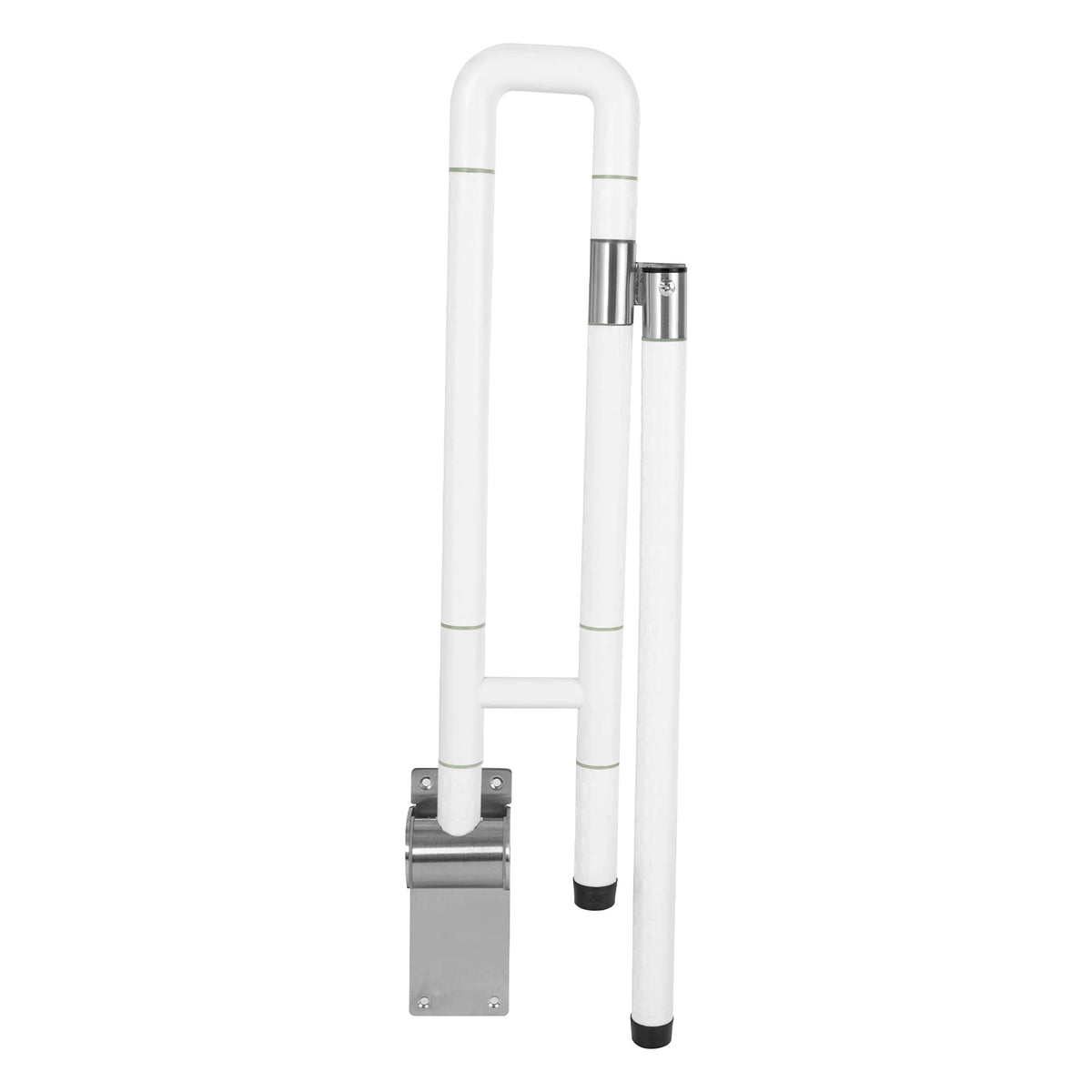 Foldable Drop Down Toilet Grab Bar Handicap Support Assist Rail Metal