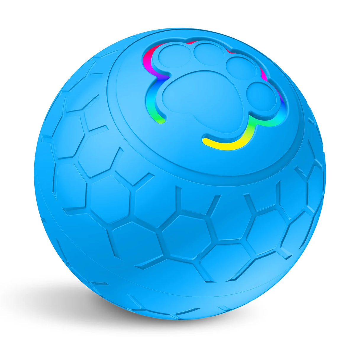 Interactive Electronic Dog Toy Ball With Automatic Rolling Lights