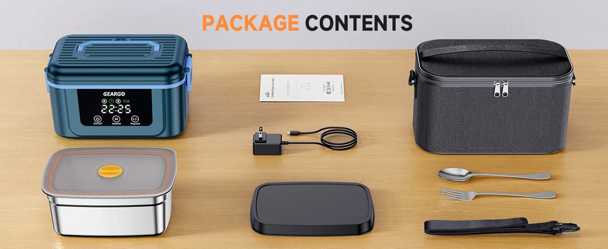Cordless Rechargeable Self Heating Lunch Box With Reliable Performance