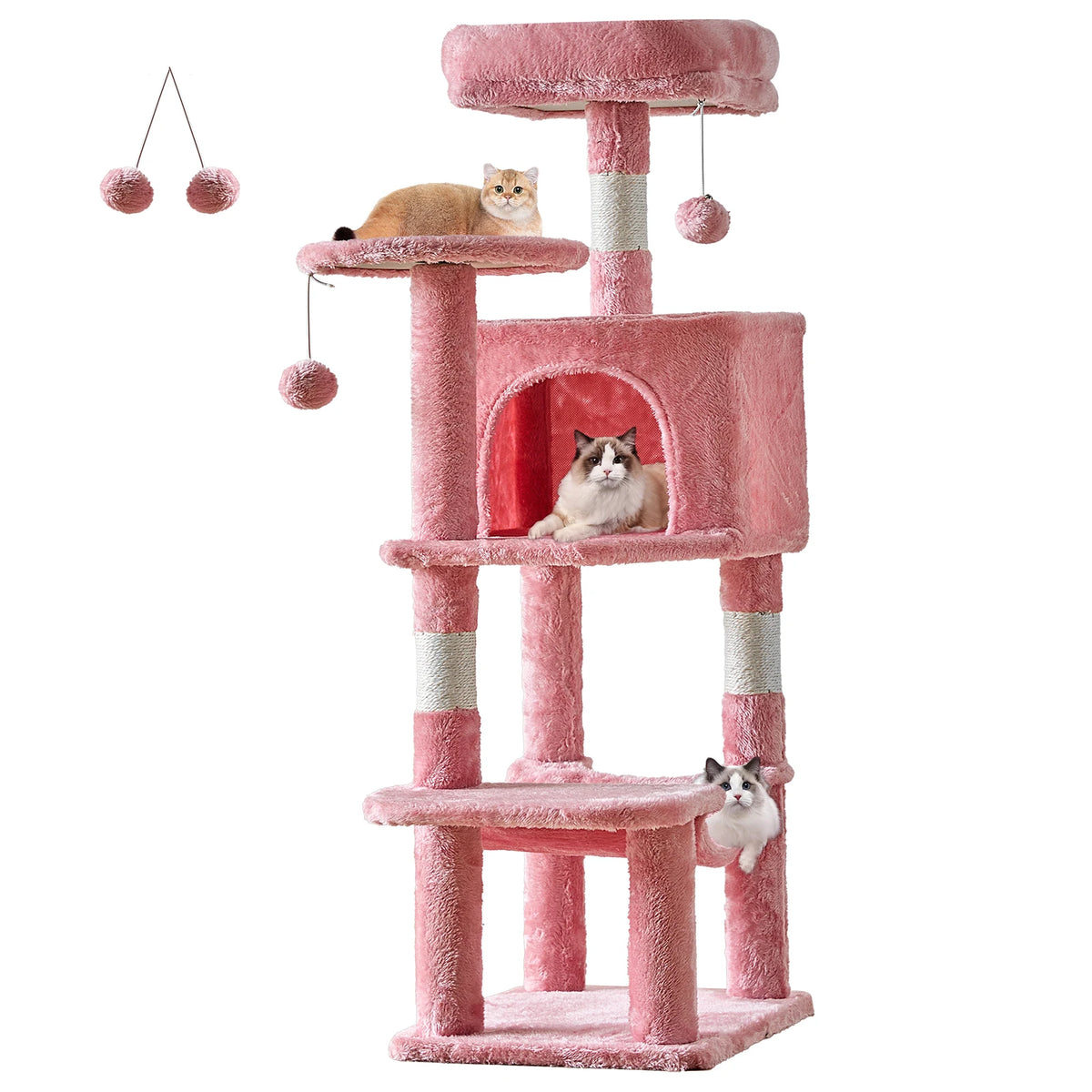 JHK Cat Tree Tall Multi Climbing Tower For Indoor Cats