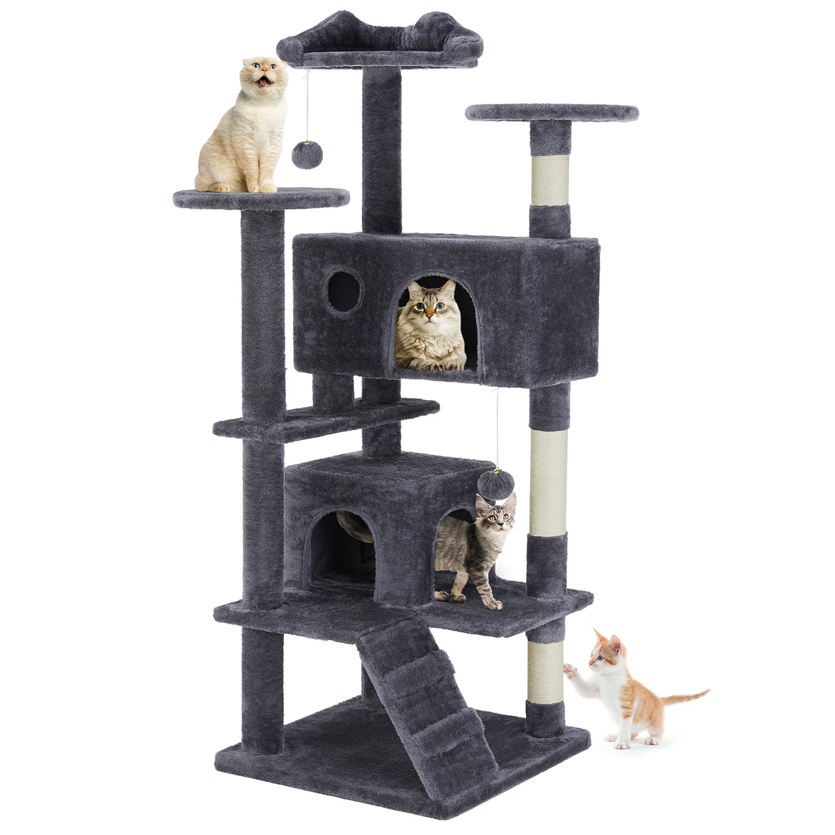 MCQ Indoor Cat Tree Tower Multi Level With Scratching Posts
