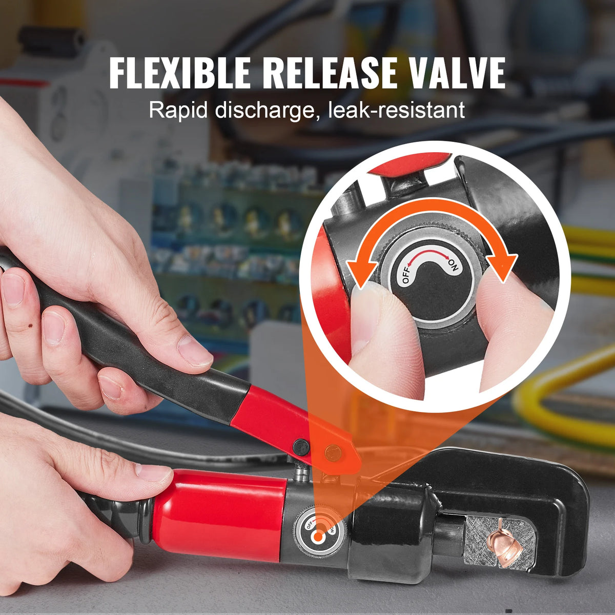 SucceBuy Hydraulic Cable Crimping Tool For Copper Aluminum Terminal Lugs
