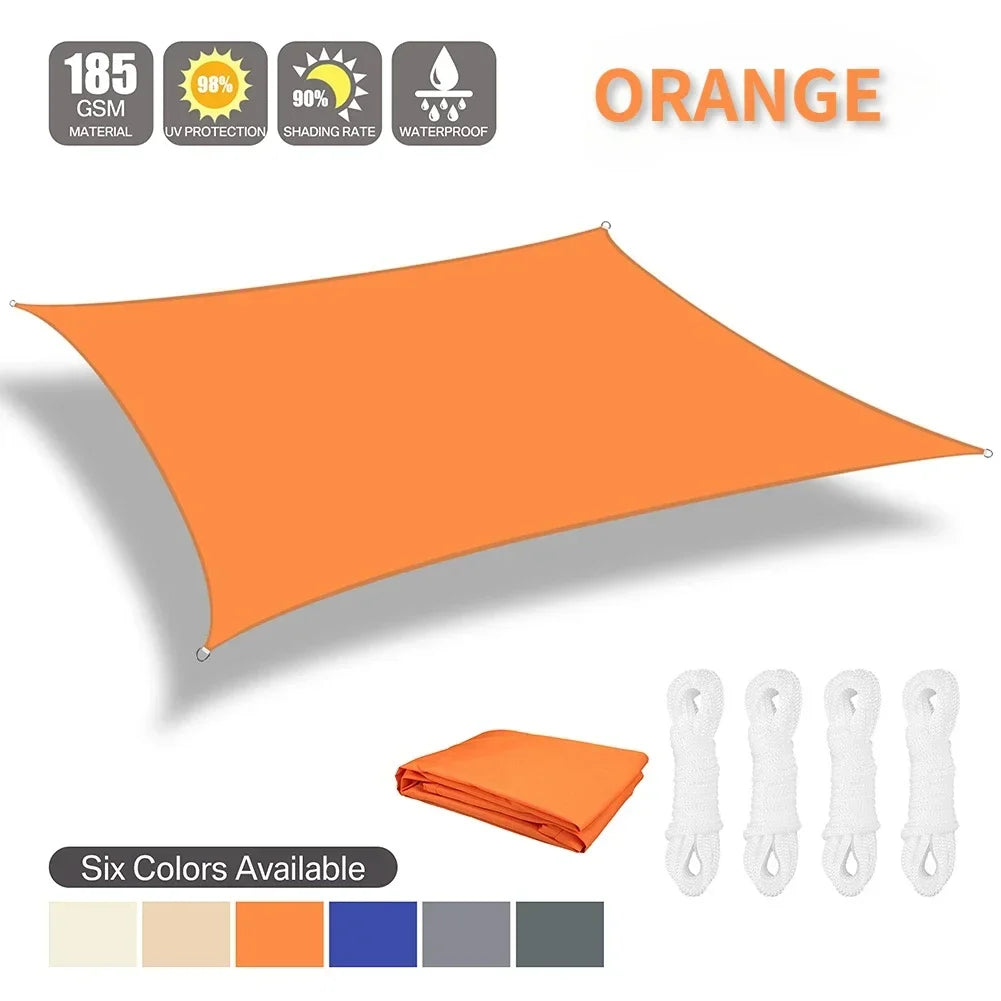 Waterproof Sun Shade Sail For Outdoor Camping And Garden