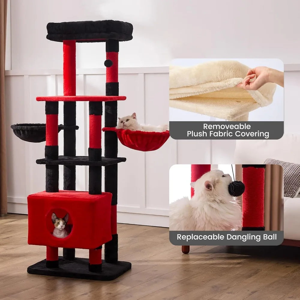 Nbvcx Heavy Duty Extra Large Multi Level Cat Tree Tower