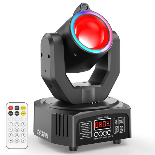 U'King 30W Moving Head RGBW DMX Sound Activated Party Light