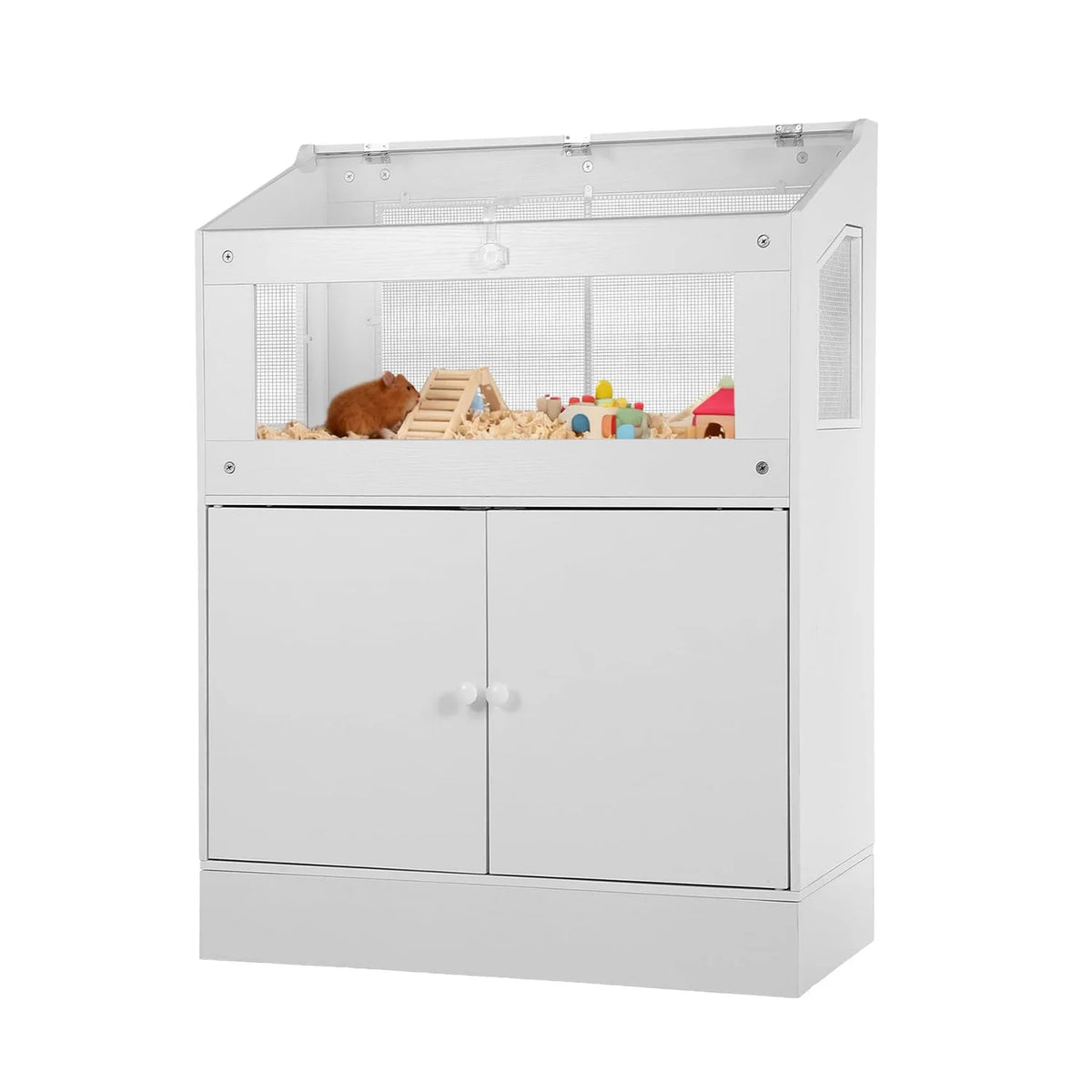 HiMISS Storage Cabinet Cage For Hamster Guinea Pig Rat Hedgehog