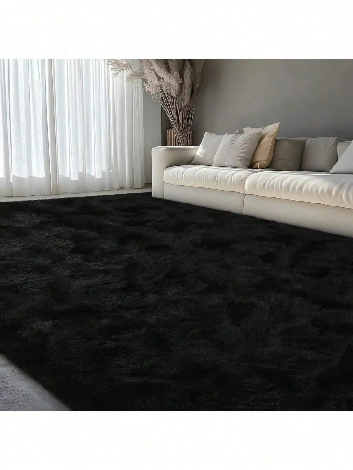 Premium Plush Thick Pile Carpet Non Slip Soft Area Rug