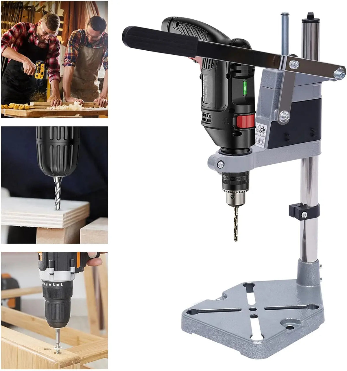 Portable Adjustable Drill Press Stand For Hand Drill Workshop Tool