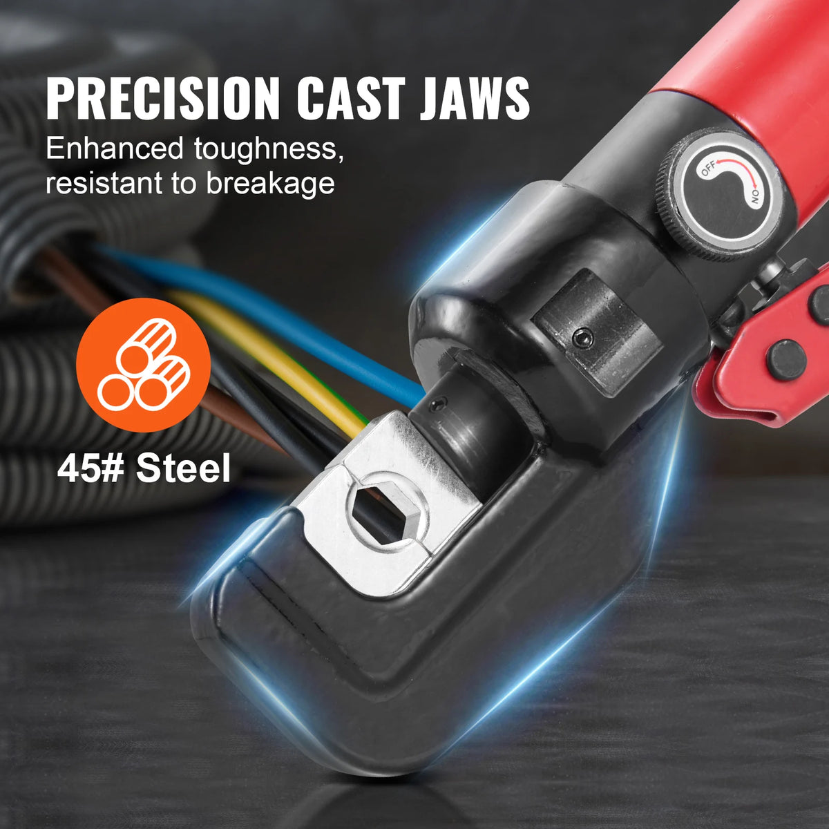 SucceBuy Hydraulic Cable Crimping Tool For Copper Aluminum Terminal Lugs