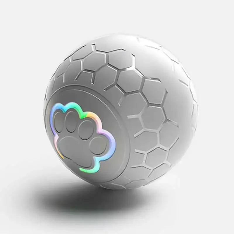 Interactive Electronic Dog Toy Ball With Automatic Rolling Lights