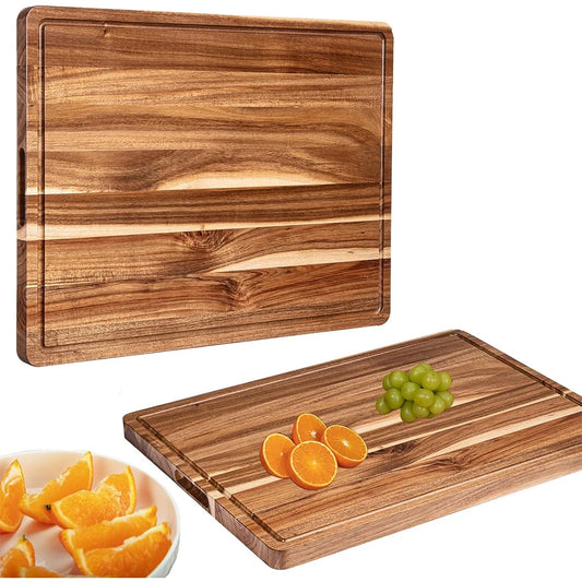 Twister CK Extra Large Wood Cutting Board With Juice Groove