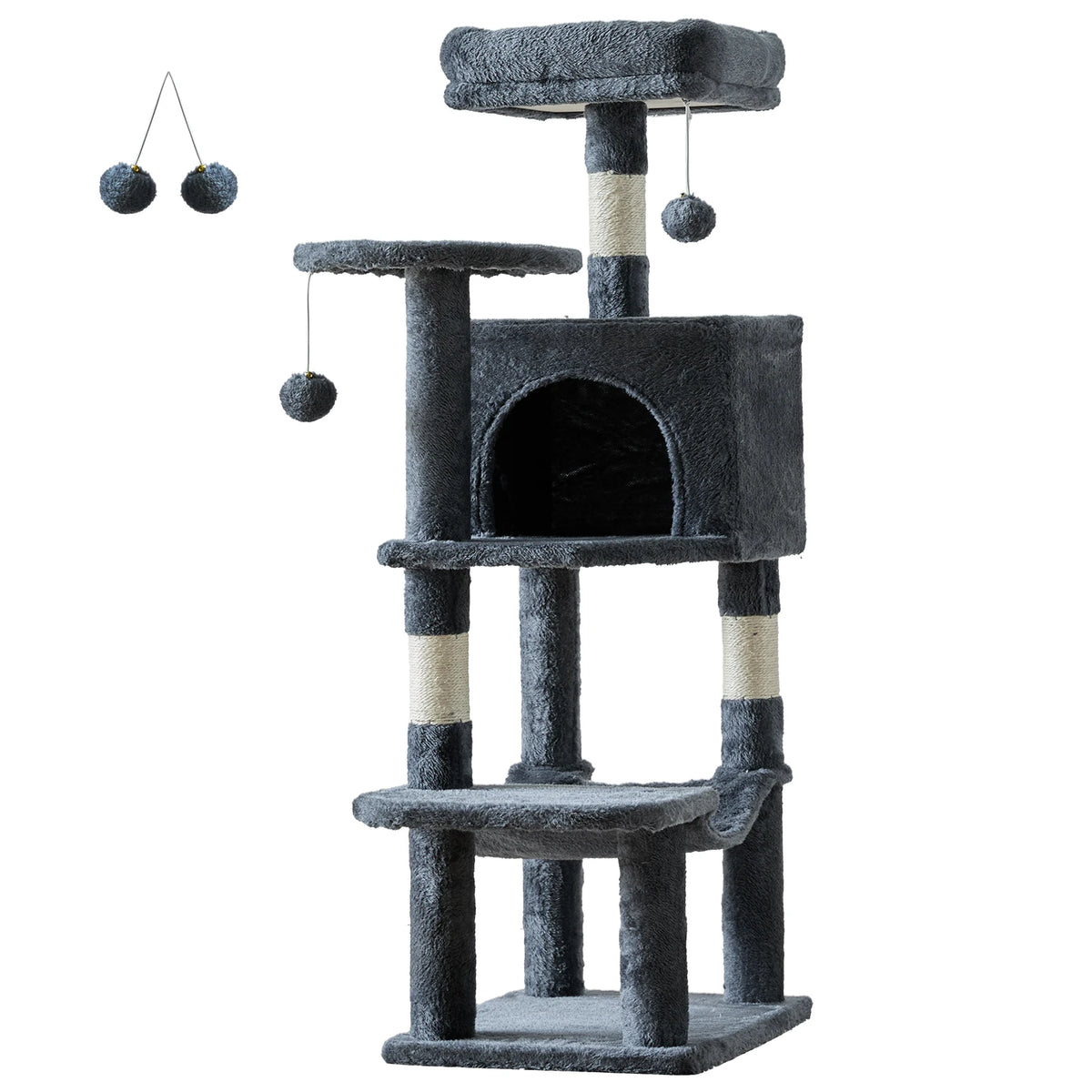 JHK Cat Tree Tall Multi Climbing Tower For Indoor Cats