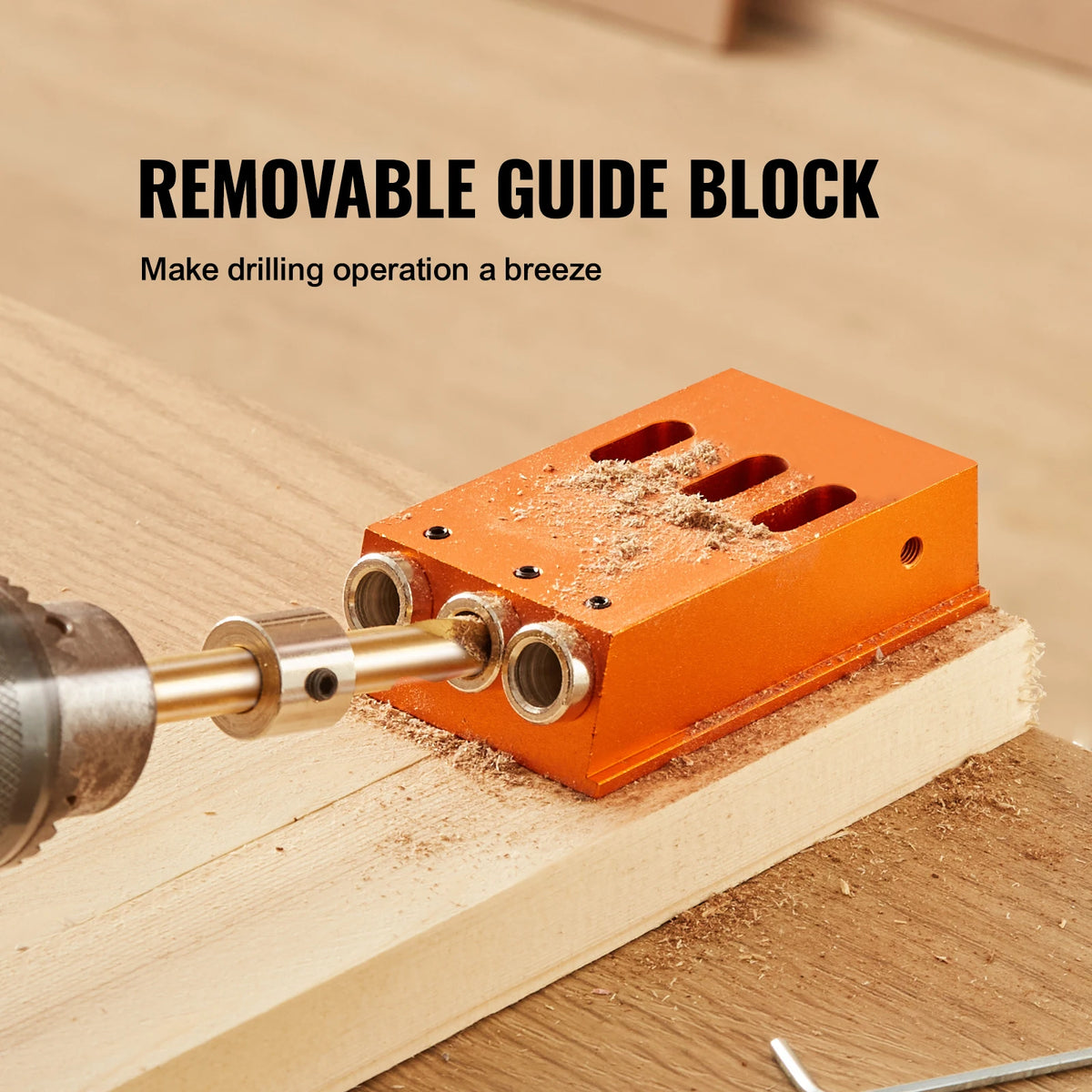SucceBuy Adjustable Pocket Hole Jig Kit With Accessories