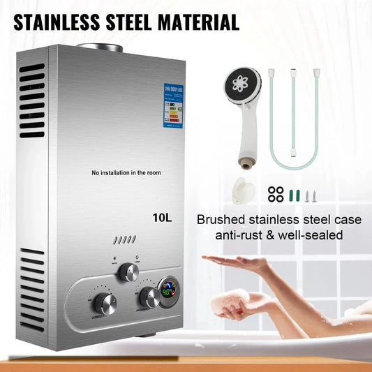 SIHAO Tankless LPG Propane Gas Water Heater With Digital Display