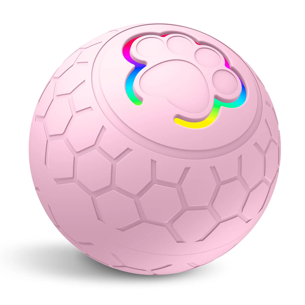 Interactive Electronic Dog Toy Ball With Automatic Rolling Lights