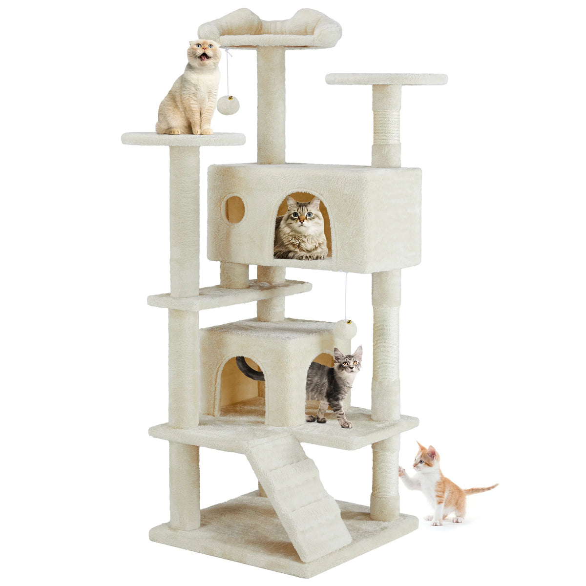 MCQ Indoor Cat Tree Tower Multi Level With Scratching Posts