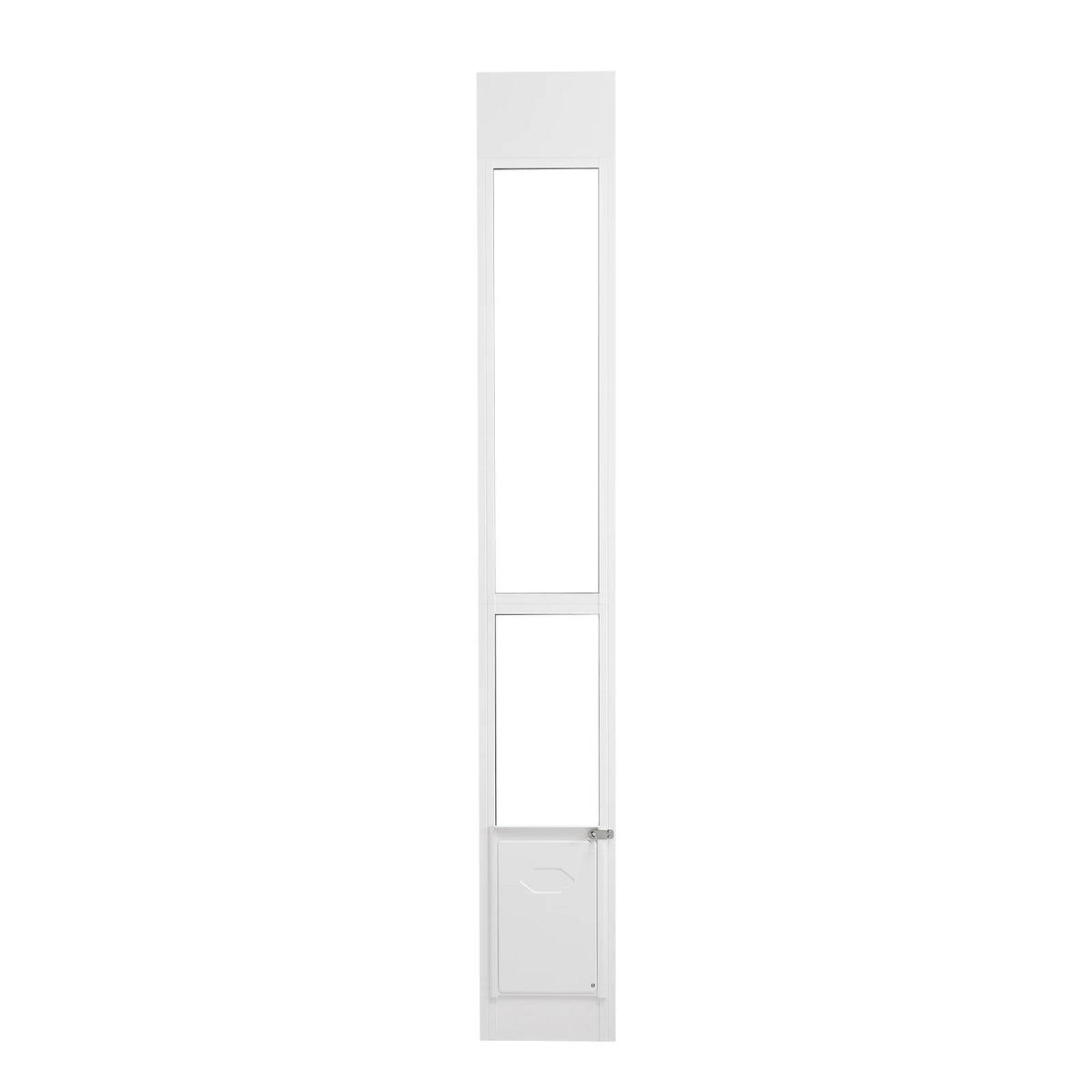 Adjustable Aluminum Frame Sliding Glass Door Pet Entry