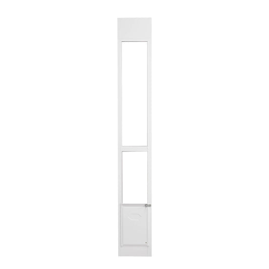 Adjustable Aluminum Frame Sliding Glass Door Pet Entry