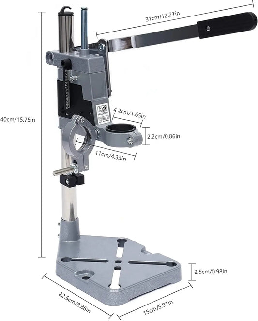 Portable Adjustable Drill Press Stand For Hand Drill Workshop Tool