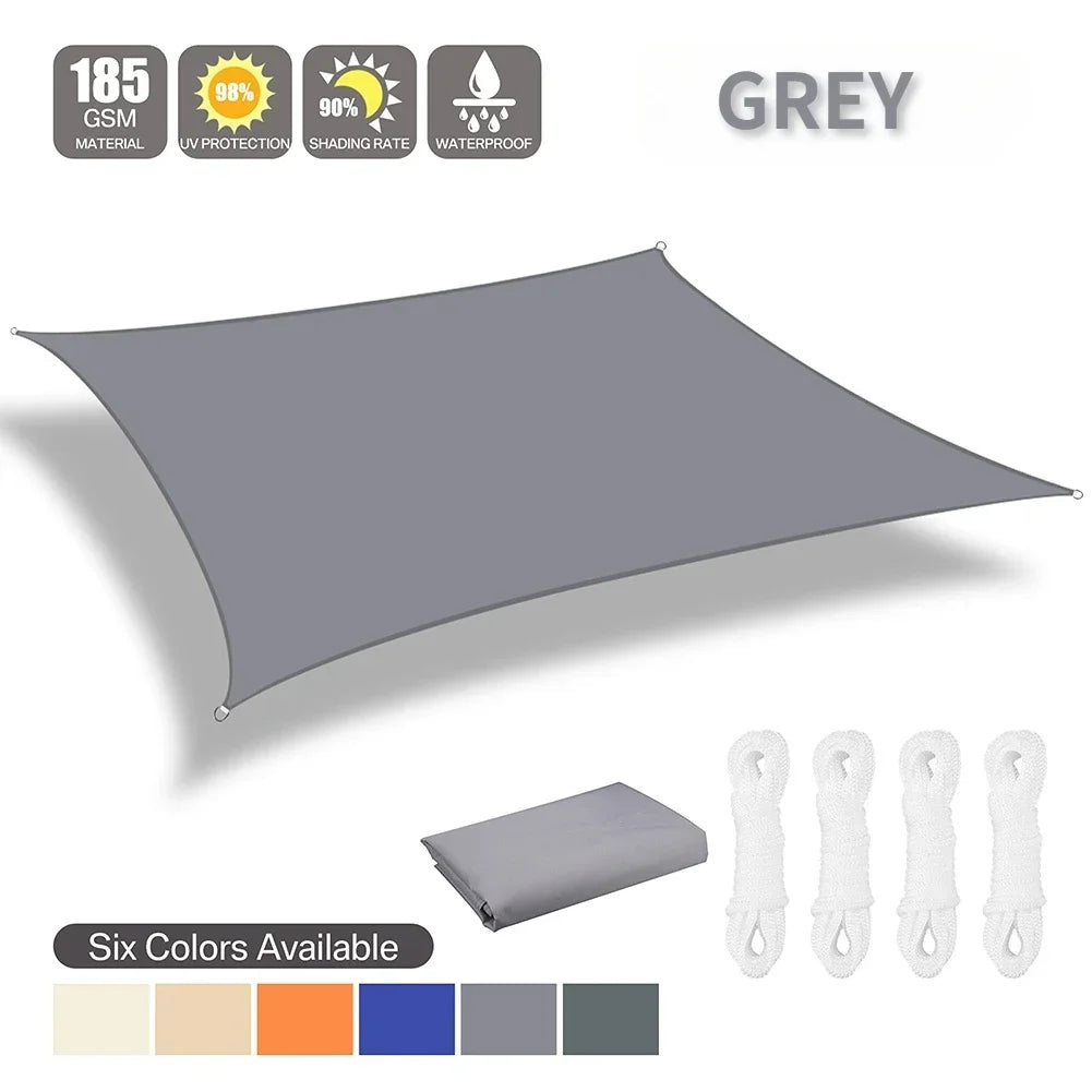 Waterproof Sun Shade Sail For Outdoor Camping And Garden