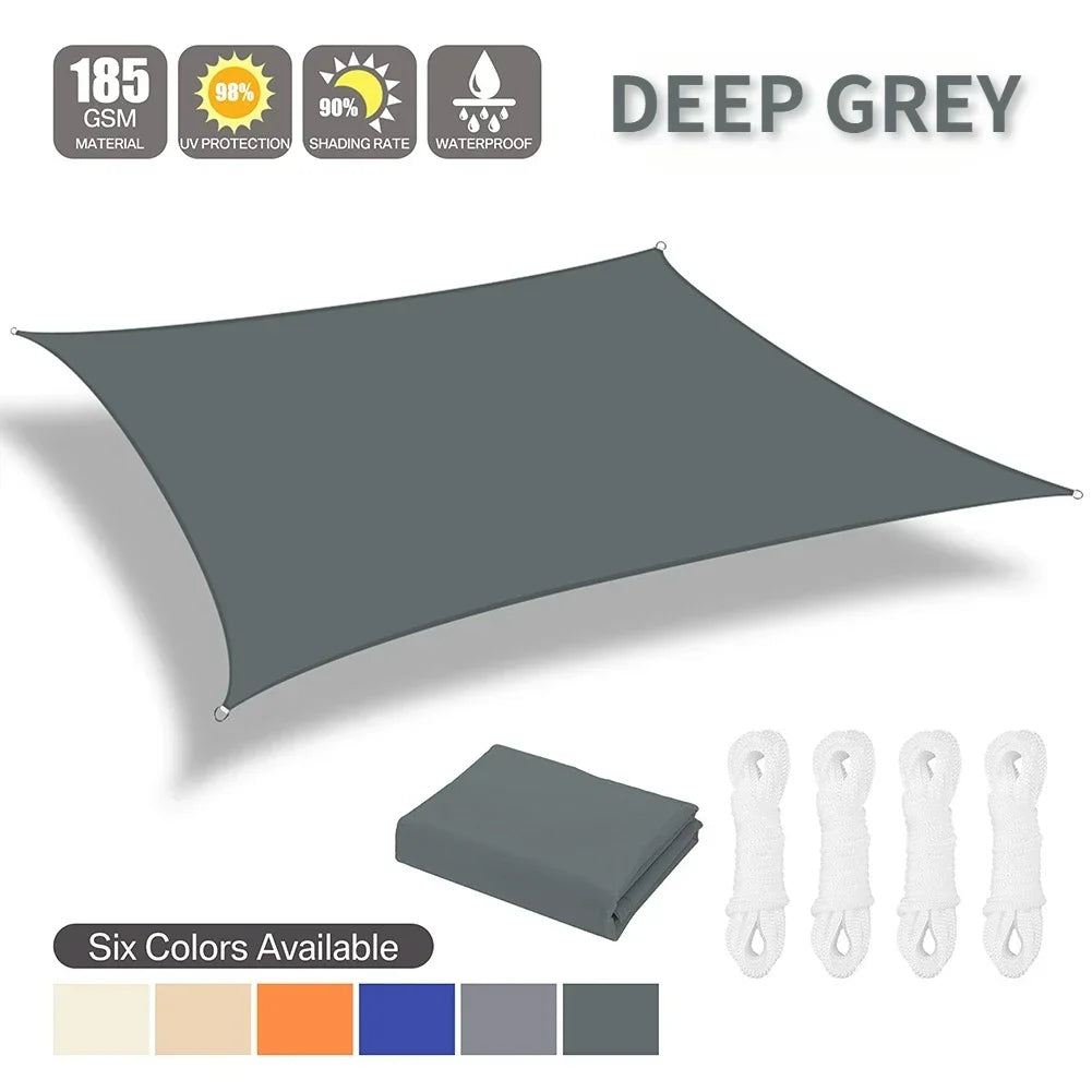 Waterproof Sun Shade Sail For Outdoor Camping And Garden