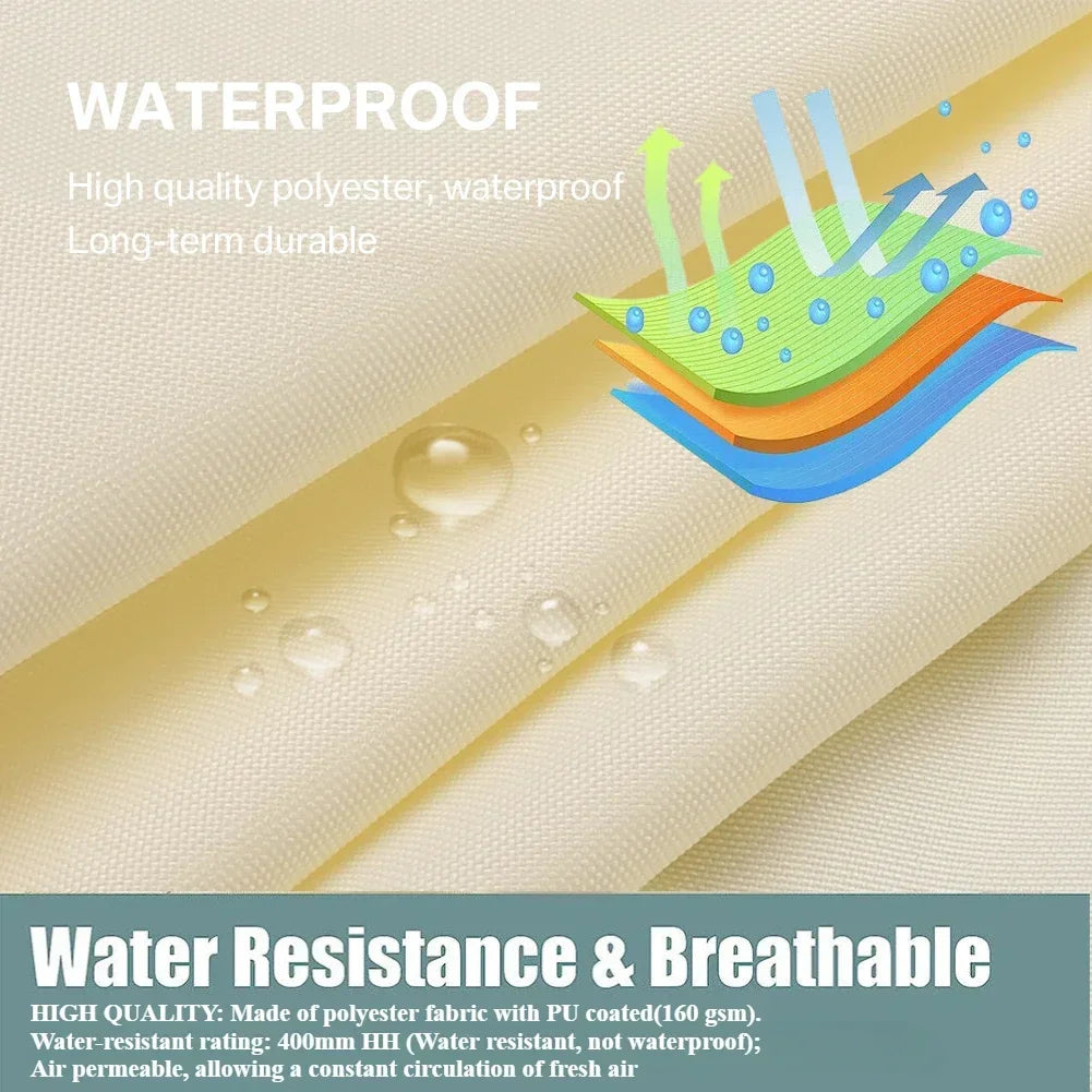 Waterproof Sun Shade Sail For Outdoor Camping And Garden