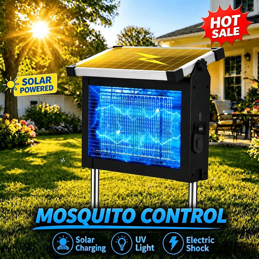 Waterproof 4500V Outdoor Solar Electric Bug Zapper For Garden