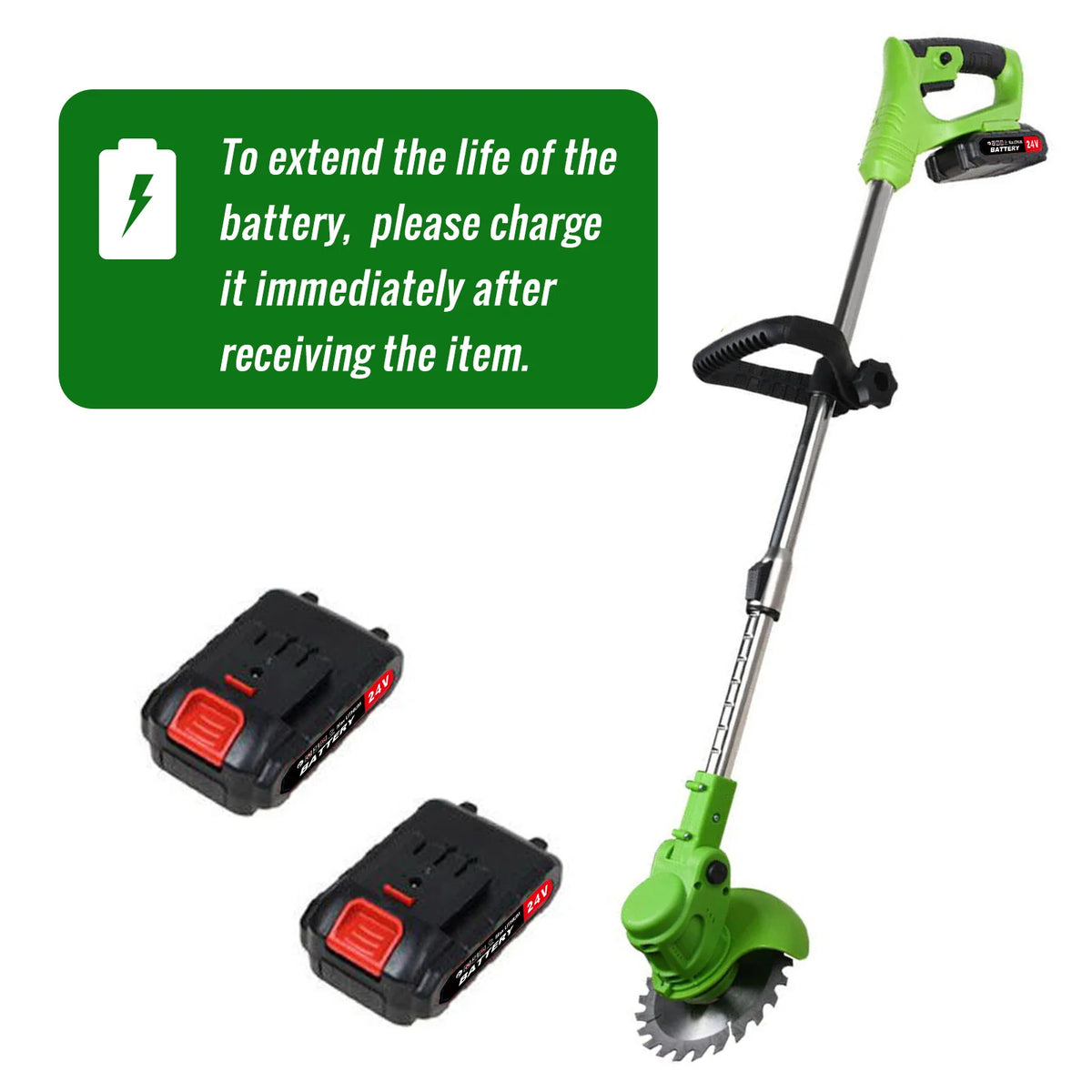 Cordless Brushless Electric 2-In-1 Weed And Grass Trimmer