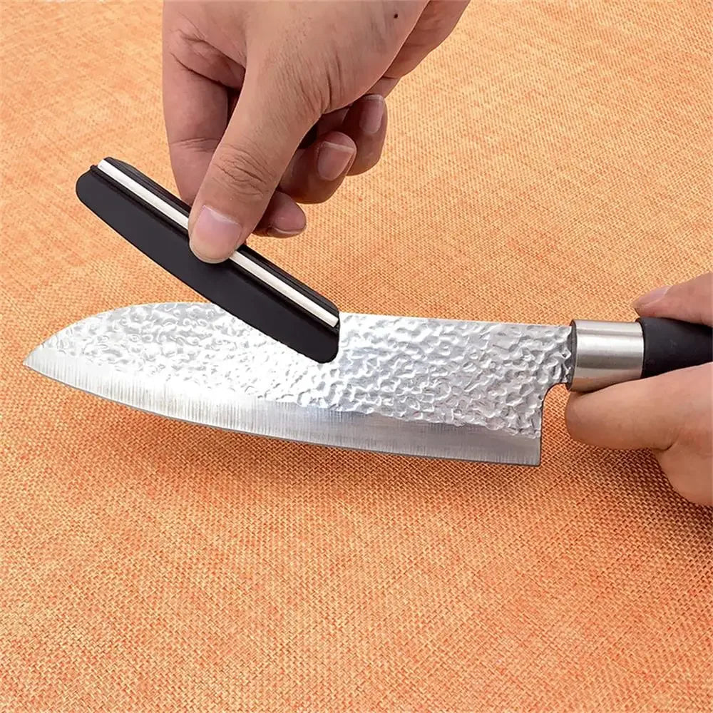 Professional Kitchen Knife Sharpener With Precision Angle Guide