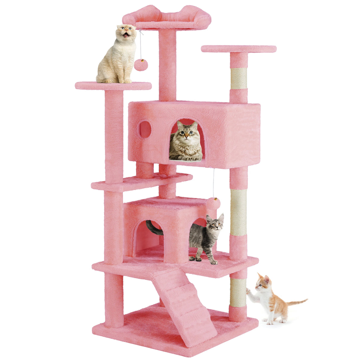 MCQ Indoor Cat Tree Tower Multi Level With Scratching Posts