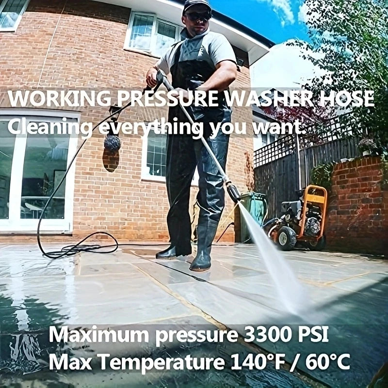 Durable 3 Layer Braided Anti Twist High Pressure Washer Hose