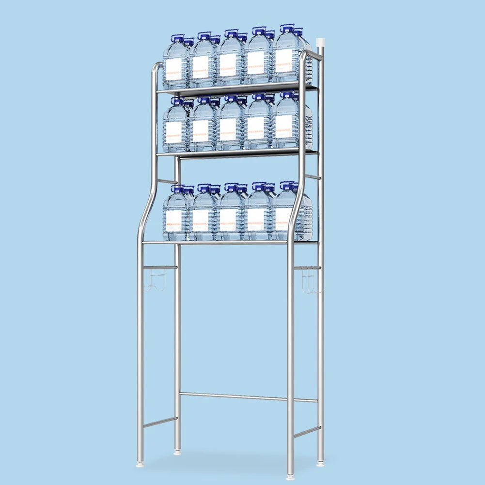 Studyset Stainless Steel Over Toilet Storage Shelf With Paper Holder