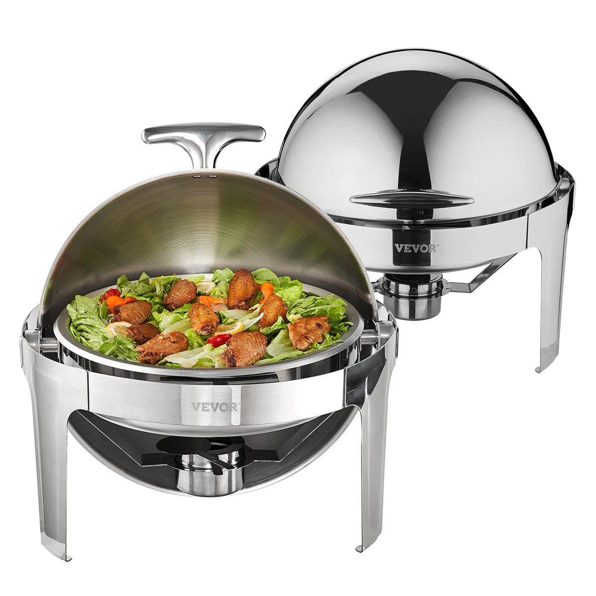 Succebuy Stainless Steel Roll Top Chafing Dish Catering Warmer