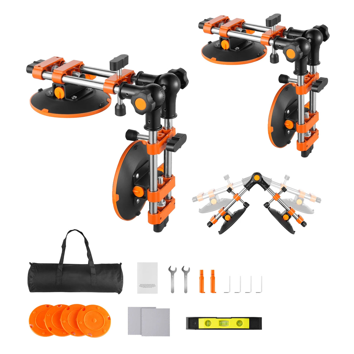 VEVOR 2 Pack Granite Seam Setter Adjustable Tile Joiner Leveling