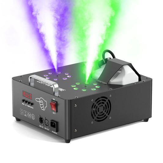 U'King 2000W Adjustable RGB LED Fog Machine For Stage And Weddings