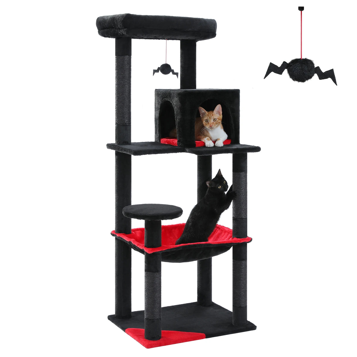 PAWZ Road Gothic Cat Tower with Hammock Sisal Scratching Condo