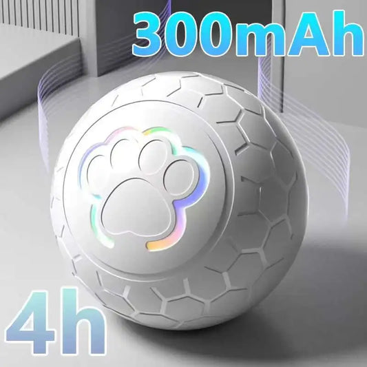 Interactive Electronic Dog Toy Ball With Automatic Rolling Lights
